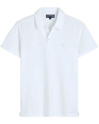 Vilebrequin - Organic Cotton Polo Shirt With Embroidered Turtle - Lyst
