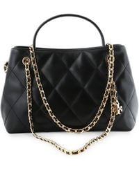 Tory Burch - Fleming Small Leather Tote - Lyst