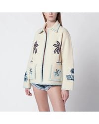 Alanui - Sandcolored Wool Remember Me Jacket - Lyst