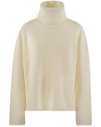 Fabiana Filippi - Boxy Turtleneck Sweater - Lyst