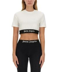 Palm Angels - T-Shirt With Logo - Lyst