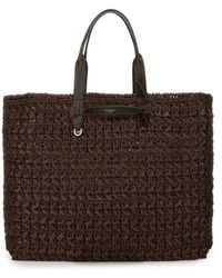 Dolce & Gabbana - Dolce & Gabbana Woven Mesh Shopping Bag - Lyst