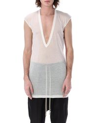 Rick Owens - Dylan T With Deep V Neck - Lyst
