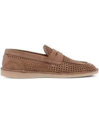 Dolce & Gabbana - Suede Shoes Type Loafers - Lyst