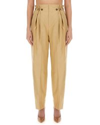 Victoria Beckham - Pants Gathered Waist - Lyst