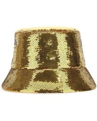 Prada - Sequins Bucket Hat - Lyst