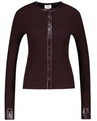 Courreges - Courregès Contrasted Cardigan - Lyst