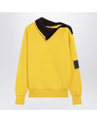 Loewe - Wool Sweater With Zip Detail - Lyst