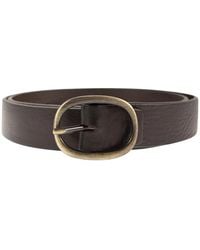 Alberto Luti - Classic Full Grain Leather Belt - Lyst