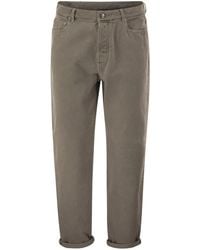 Brunello Cucinelli - Five-Pocket Cotton Jeans With A Contemporary Silhouette - Lyst