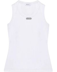 McQueen - Optical Cotton Sweaters - Lyst
