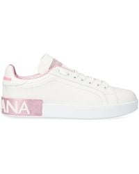 Dolce & Gabbana - Sneakers Portofino Calfskin - Lyst