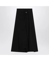 Balenciaga - Draped Skirt - Lyst