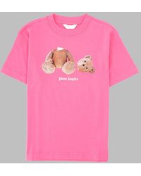 Palm Angels - Neck Logo Brushed Reg Tee S/S Girl - Lyst