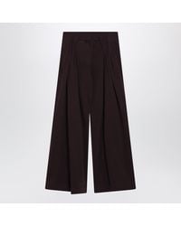 Dries Van Noten - Peach Wide-Leg Trousers - Lyst