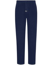 Vilebrequin - Linen Trousers With Drawstring - Lyst