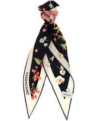 Ferragamo - 'Primavera' Print Diamond Scarf - Lyst