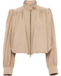 Chloé - Gathered Boule Jacket - Lyst