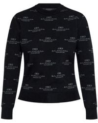Balenciaga - Round-Neck Knitwear - Lyst