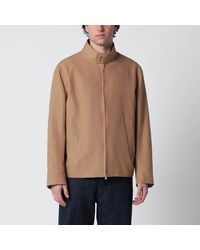 Lardini - Camel Linen-Blend Jacket - Lyst