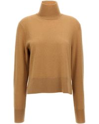 TOTEME - 'Cropped Turtleneck' Turtleneck Sweater - Lyst
