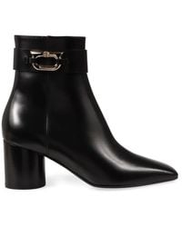 Ferragamo - Solid Zipper Boots - Lyst