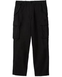 Burberry - Cotton Cargo Trousers - Lyst