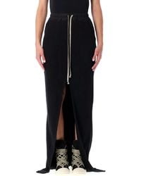 Rick Owens - Drkshdw Slit Skirt - Lyst
