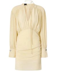 Pinko - Sea Mist Cotton Dress - Lyst