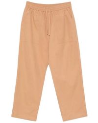 Maison Kitsuné - Cotton Trousers - Lyst