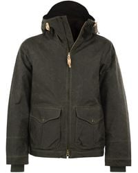 Manifattura Ceccarelli - Waxed Cotton Hooded Jacket - Lyst