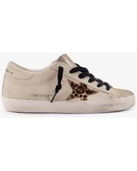 Golden Goose - Super-Star Classic With List Leather Low-Top Sneakers - Lyst