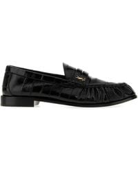 Saint Laurent - Leather Le Loafers Loafers - Lyst