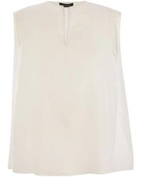 Fabiana Filippi - Linen Sleeveless Top - Lyst