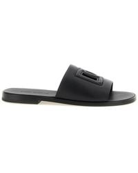 Dolce & Gabbana - Logo Sandals - Lyst