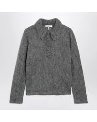 Chloé - Smoke Alpaca-Blend Cardigan - Lyst