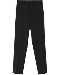 Alberta Ferretti - Tailored Trousers With Zip Closure - Lyst