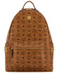 MCM - Printed Canvas Backpack - Lyst