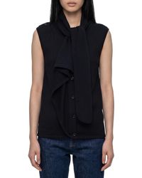Lemaire - Asymmetrical Vest - Lyst