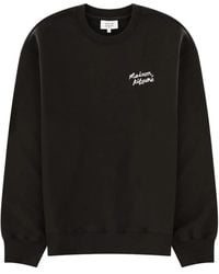 Maison Kitsuné - Maison Kitsuné Felpa Con Logo - Lyst