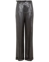 Ralph Lauren - Wide-Leg Trousers With High Waist - Lyst