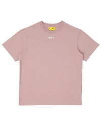 Off-White c/o Virgil Abloh - Kids Short-Sleeve 2-Pack T-Shirts With Off-Stamp Print - Lyst