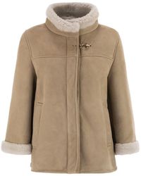 Fay - Sheepskin Coat - Lyst