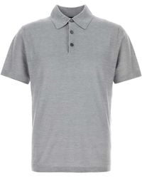 Brioni - Polo S/S Mix Stitches Fin. 18 - Lyst