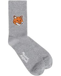 Maison Kitsuné - Maison Kitsuné Fox Head Socks - Lyst