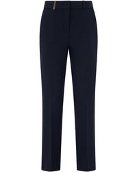 Peserico - Slim Fit Chino Trousers - Lyst