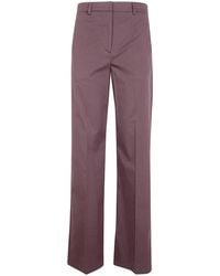 Blugirl Blumarine - Light Cotton Straight Fit Trousers - Lyst