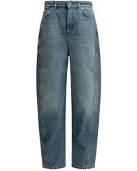Givenchy - Cocoon Wide-Leg Jeans With Sculpted Curved Seams - Lyst