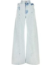 Maison Margiela - Flared High Rise Jeans - Lyst