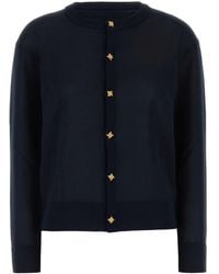 Bottega Veneta - Double Silk Knit Cardigan - Lyst
